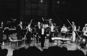 World premiere of Lichtbogen 1986, Ensemble 2E2M, Paris