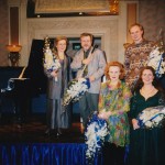 Petals Ensemble in Jakarta 1998: Tuija Hakkila, Mikael Helasvuo, Kaija Saariaho, Anssi Karttunen, Pia Freund