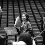 Arie van Beek, Camilla Hoitenga during the rehearslas of Aile du Songe with the Orchestre d’Auvergne in Clermont Ferrand, 2008