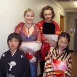 in Osaka with Anu Komsi, after the world premier of Leino Songs for soprano and orchestra 2008.