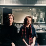 With Magnus Lindberg at Studio 5 IRCAM, Paris 1986